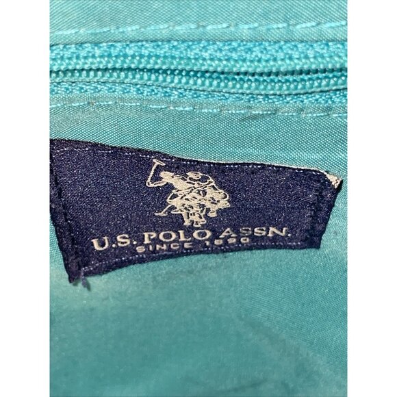 US Polo Association Crossbody Shoulder Strap Adjustable Purse‎ Bag Teal Blue - Picture 14 of 16